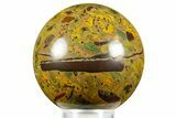 Polished Fruit Jasper Sphere - India #371023-1